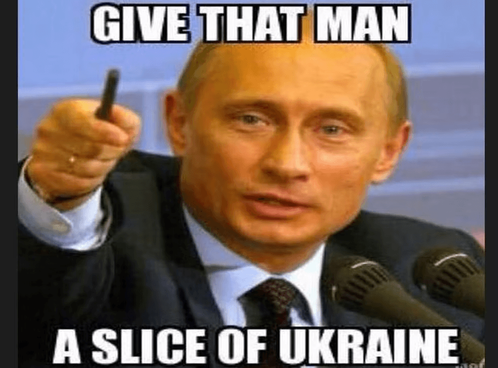 GIVE THAT MAN
A SLICE OF UKRAINE