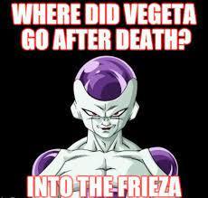 WHERE DID VEGETA
GO AFTER DEATH?
INTO THE FRIEZA