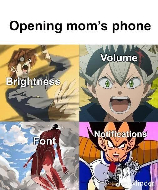 Opening mom's phone
Brightness
Font
Volume
Notifications
CO
denxtinder