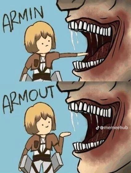 ARMIN
ARMOUT
t
@memeehub