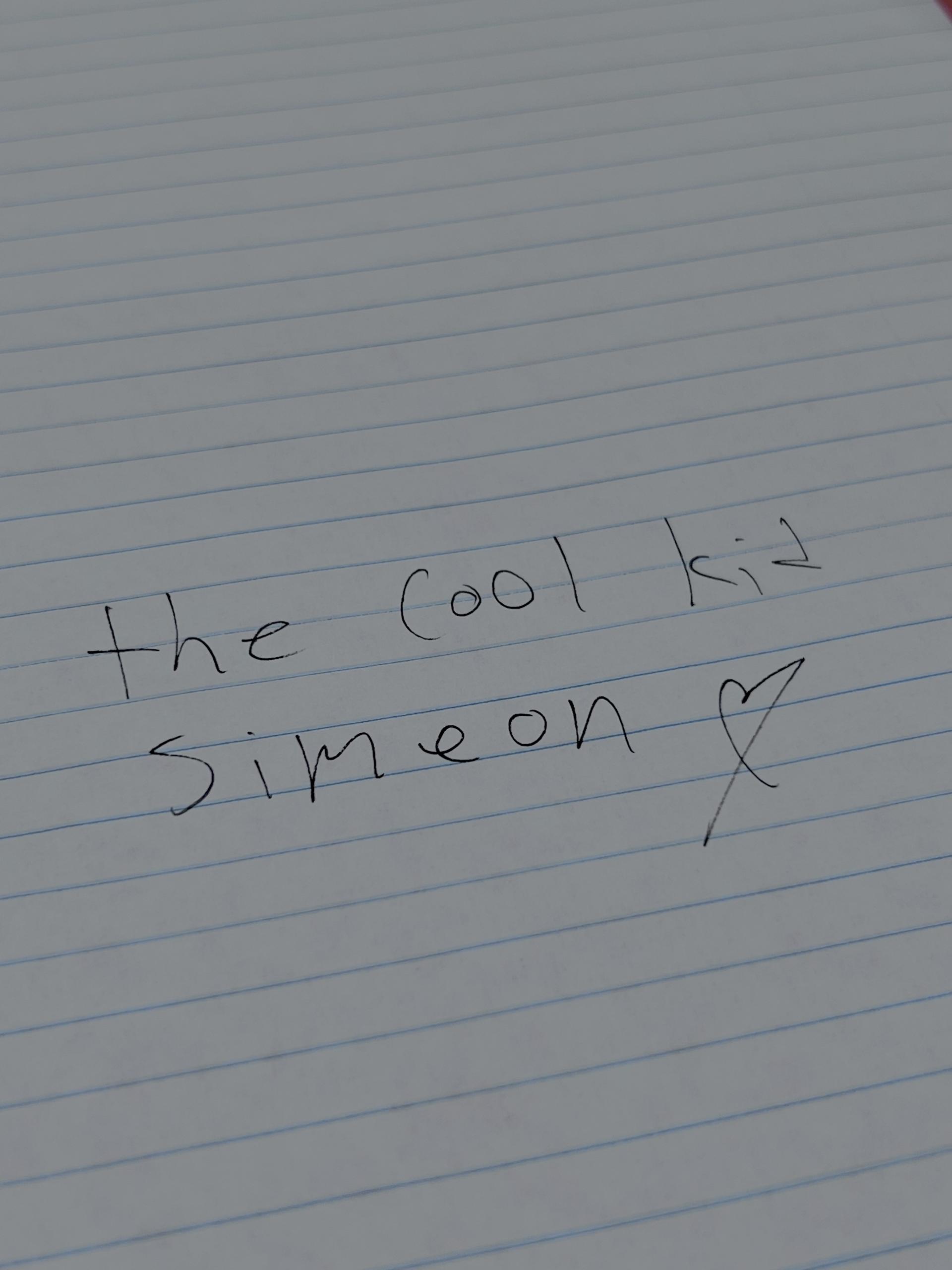 the Cool kid
simeon
е