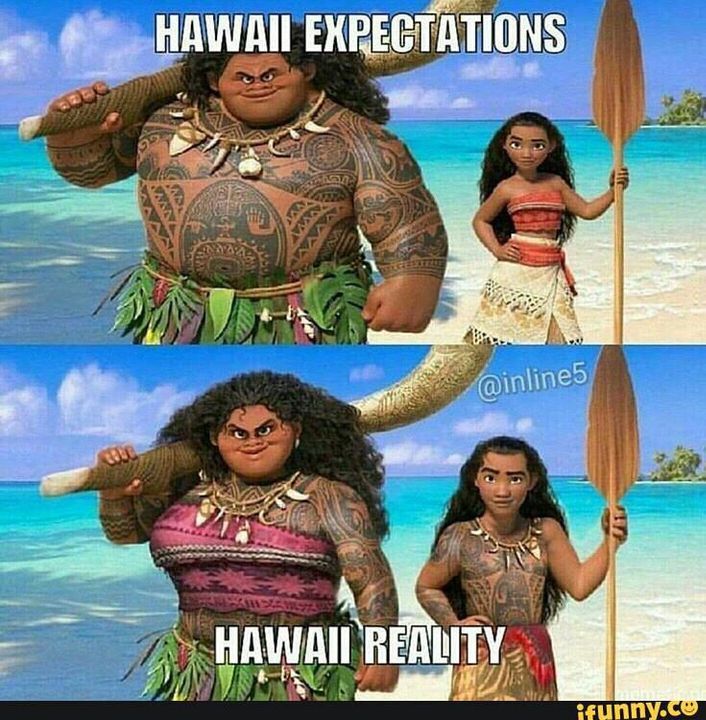 FEC
HAWAII EXPECTATIONS
MAN
ND
NA
www
www
AAAAX
Per
@inline5
WEST
HAWAII REALITY
WWES
ifunny.co