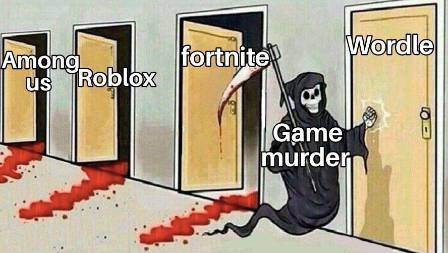 Among
us Roblox
fortnite
Wordle
Game
murder