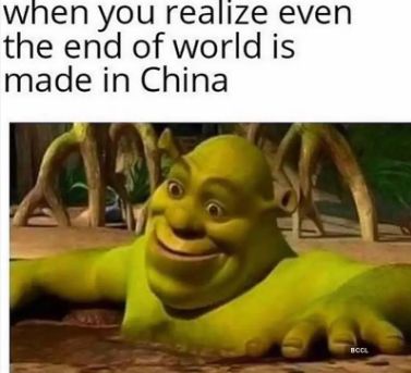 when you realize even
the end of world is
made in China
BOCL