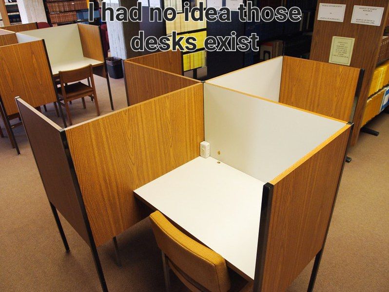 had no idea those
desks exist
OLE
