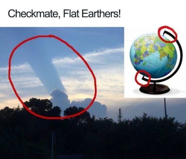 Checkmate, Flat Earthers!