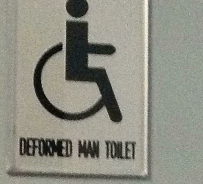 DEFORMED MAN TOILET