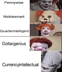 Pennywise
Nicklesmart
Quarterintelligent
Dollargenius
Currencyintellectual
ABET