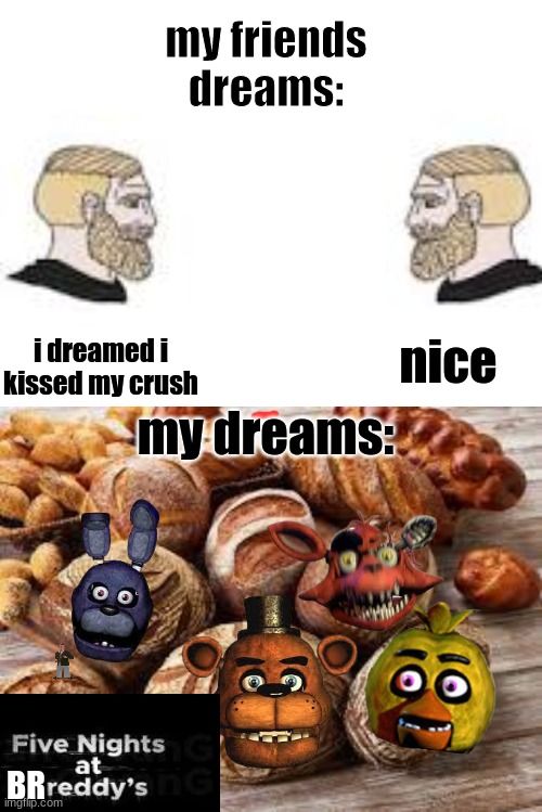 my friends
dreams:
i dreamed i
kissed my crush
my dreams:
Five Nights G
BRreddy's InG
Bhaw
nice
66