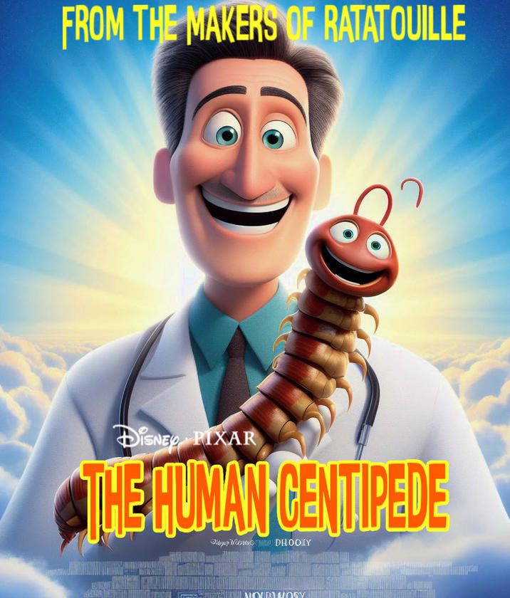 FROM THE MAKERS OF RATATOUILLE
2
DISNE PIXAR
THE HUMAN CENTIPEDE
Q DHOOLY
NOURWONY