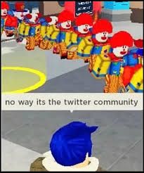 no way its the twitter community