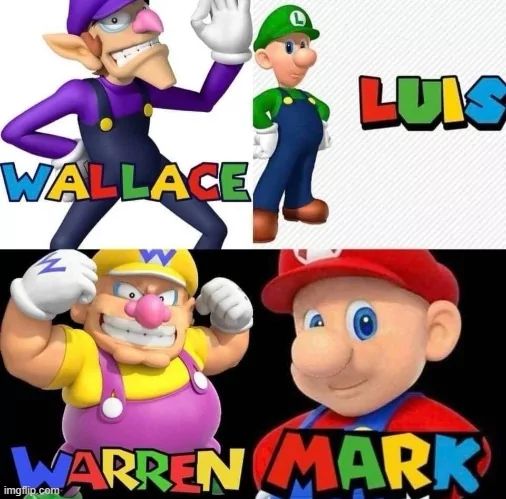 WALLACE
VV
LUIS
WARREN MARK