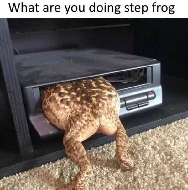 What are you doing step frog