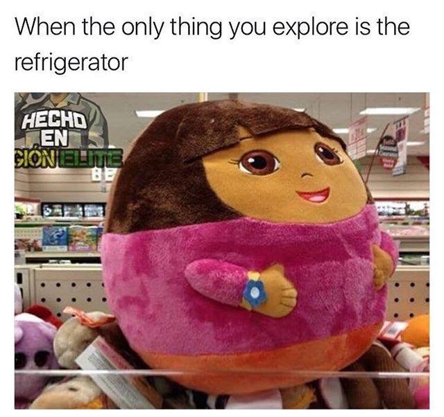 When the only thing you explore is the
refrigerator
HECHO
EN
CION ELITE
BE