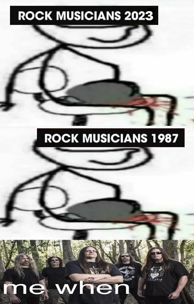 ROCK MUSICIANS 2023
ROCK MUSICIANS 1987
me when