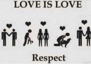 LOVE IS LOVE
MAM&M
Respect