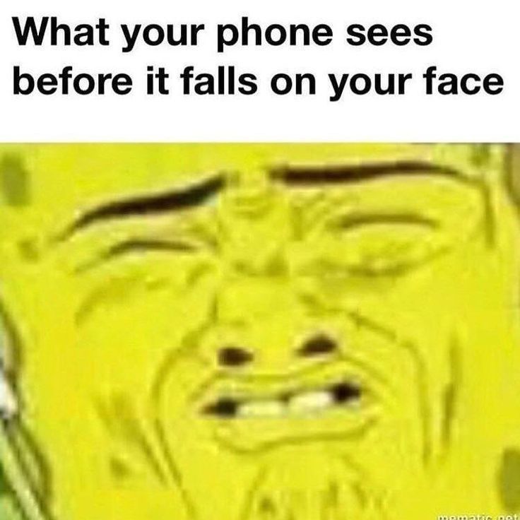 What your phone sees
before it falls on your face
mematic net
