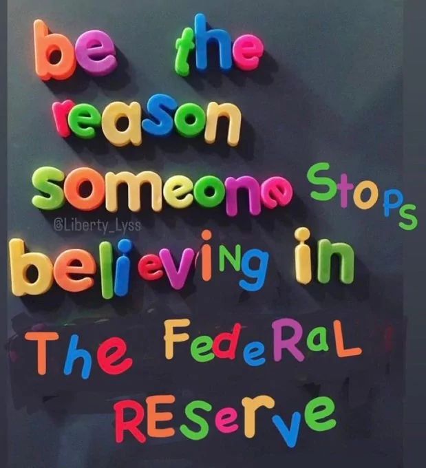 be the
reason
Someone Stops
believing in
Liberty Lyss
The Fede RaL
Reserve