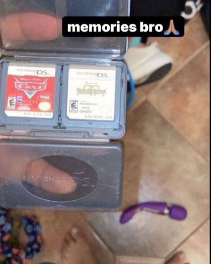 memories bro
NINTENDODS
NINTENDODS.
Cars
ENDE