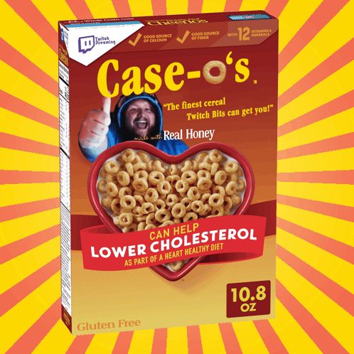 CHEERS
Twhich
uraming
GOOD SOURCE
OF CALCIUM
GOOD SOURCE
OFFER
WITH
12
MINERALS
Case-o's.
"The finest cereal
Twitch Bits can get you!"
wd with Real Honey
CAN HELP
LOWER CHOLESTEROL
AS PART OF A HEART HEALTHY DIET
10.8
OZ
Gluten Free