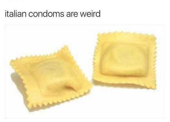 italian condoms are weird