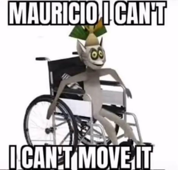 MAURICIO I CAN'T
I CAN'T MOVE IT