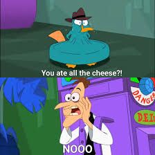 You ate all the cheese?!
NOOO
DET