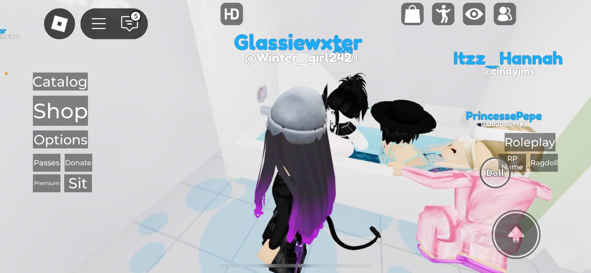 ar
Ellokitty4
|||
=
Catalog
Shop
Options
Passes Donate
Premium Sit
HD
Glassiewxter
@Winter_girl242.89
80
Itzz Hannah
@cindyjms
PrincessePepe
@BouBou7789
Doll
Roleplay
RP
Name
Ragdoll