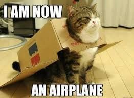 I AM NOW
AN AIRPLANE